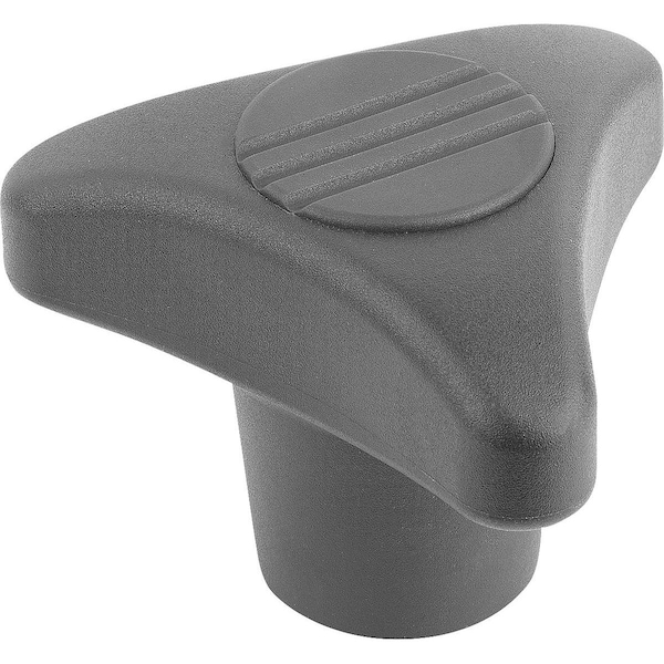 Torque Triangular Grip D=M08 D1=80 Thermoplastic, Comp:Stainless Steel, Comp:Electropolished